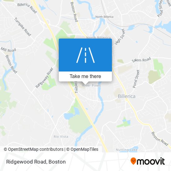 Mapa de Ridgewood Road