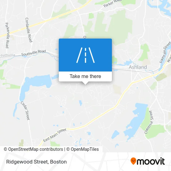 Ridgewood Street map