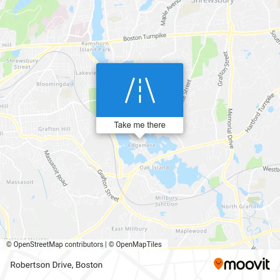 Robertson Drive map