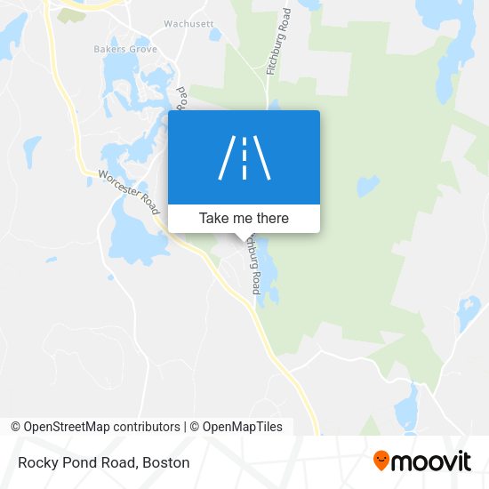 Mapa de Rocky Pond Road