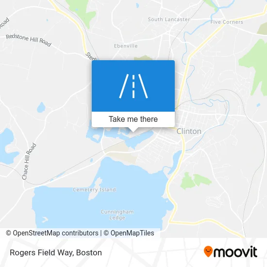 Rogers Field Way map