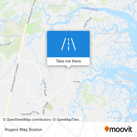 Rogers Way map
