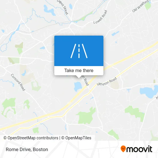 Rome Drive map