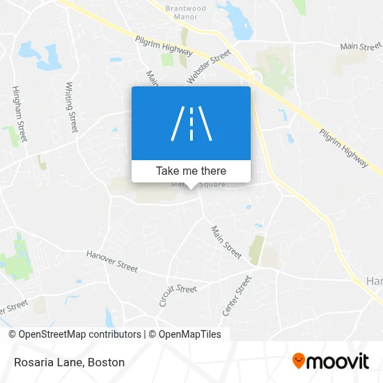 Rosaria Lane map