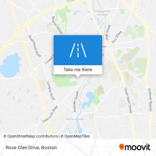 Mapa de Rose Glen Drive