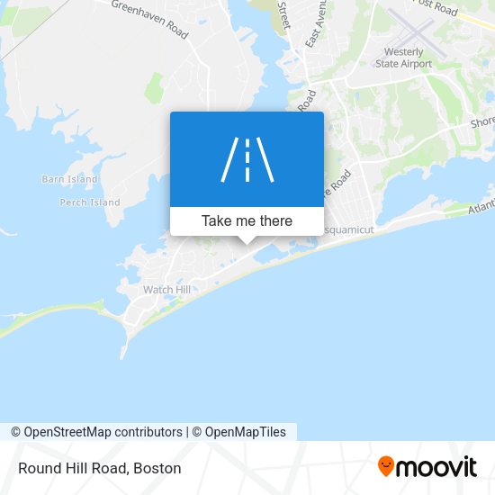 Mapa de Round Hill Road