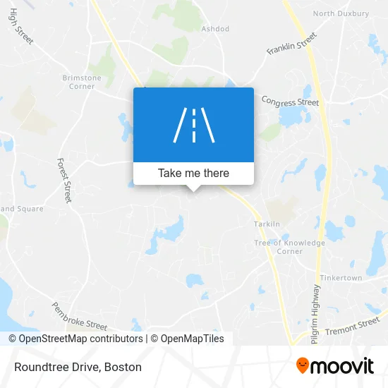 Roundtree Drive map