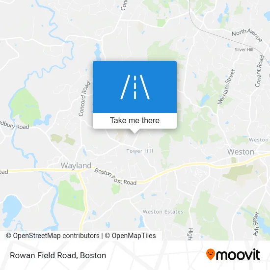 Rowan Field Road map