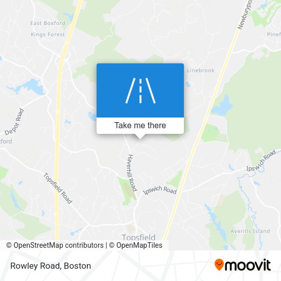 Mapa de Rowley Road