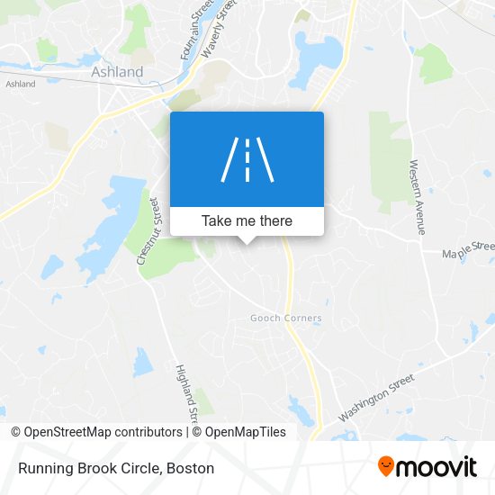 Mapa de Running Brook Circle
