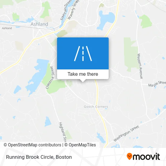 Running Brook Circle map