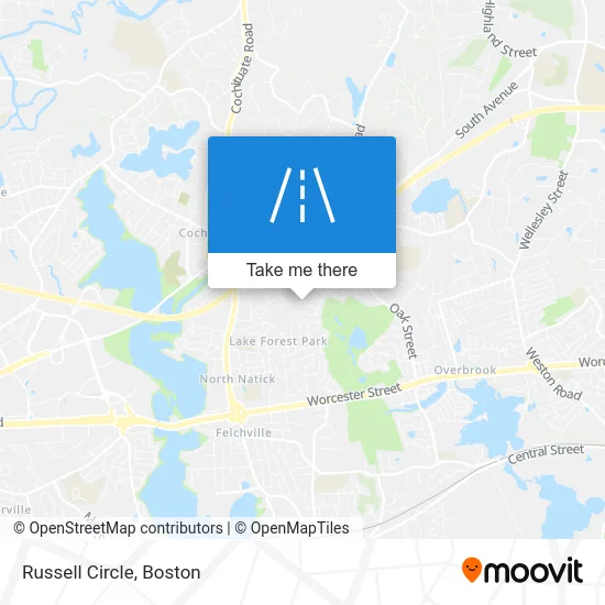 Russell Circle map