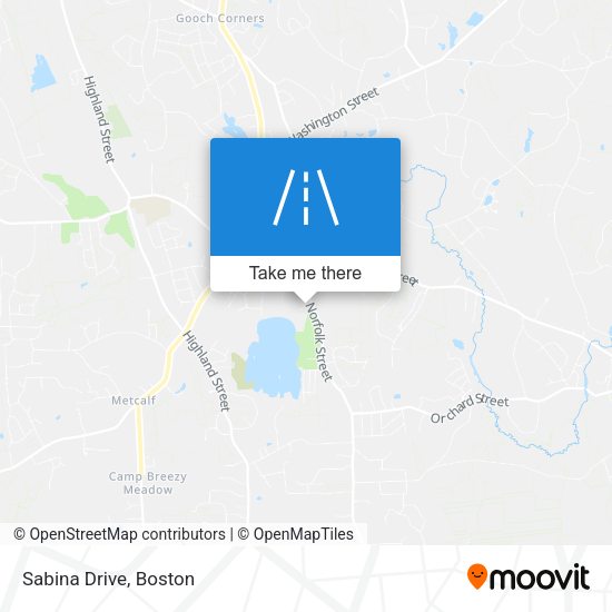 Mapa de Sabina Drive