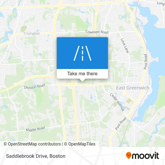 Saddlebrook Drive map