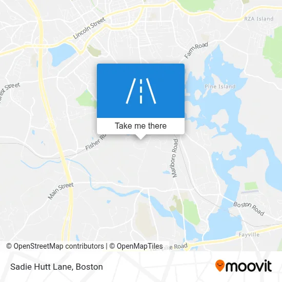 Sadie Hutt Lane map