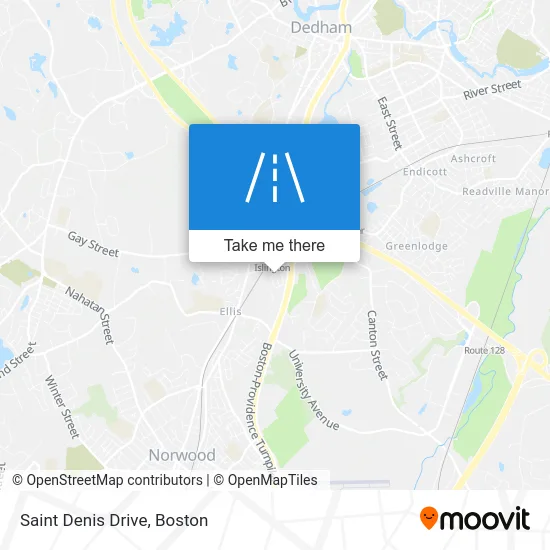 Saint Denis Drive map