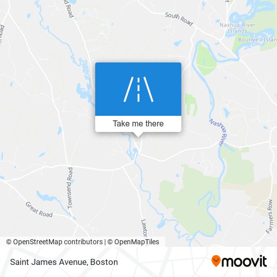 Mapa de Saint James Avenue