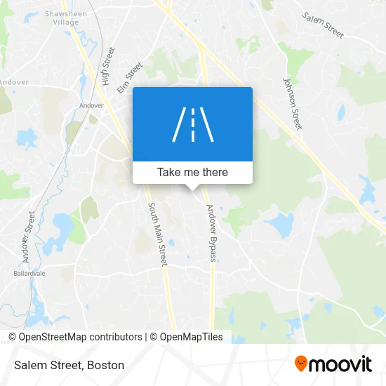Salem Street map