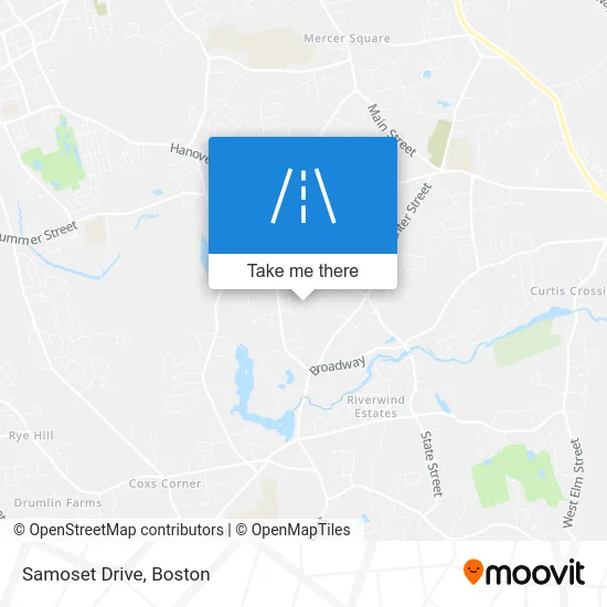 Samoset Drive map