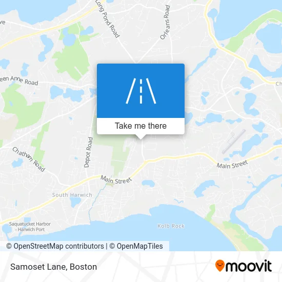 Samoset Lane map