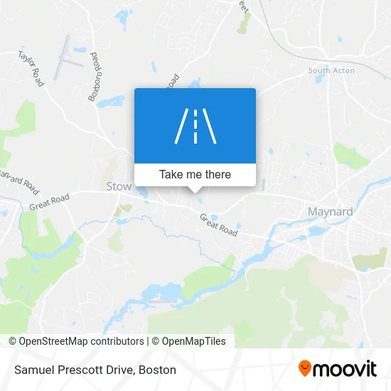 Samuel Prescott Drive map