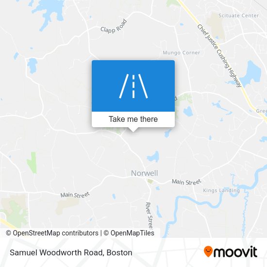 Mapa de Samuel Woodworth Road