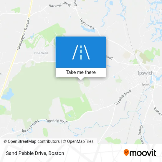 Sand Pebble Drive map