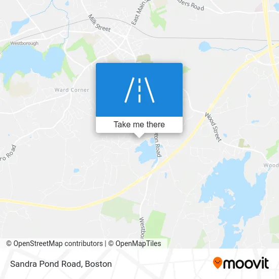 Sandra Pond Road map
