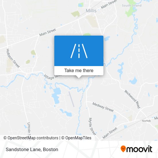 Mapa de Sandstone Lane