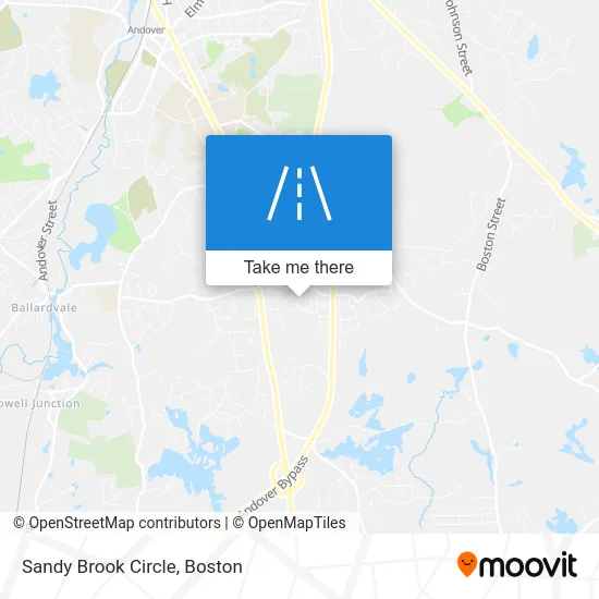 Sandy Brook Circle map