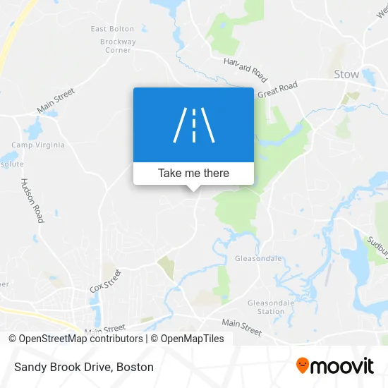 Sandy Brook Drive map