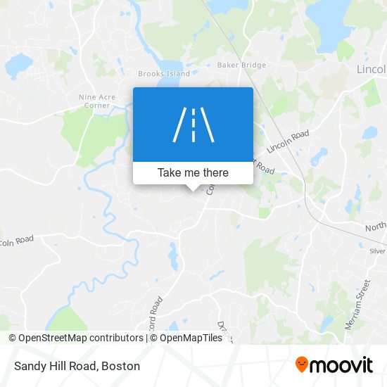 Mapa de Sandy Hill Road