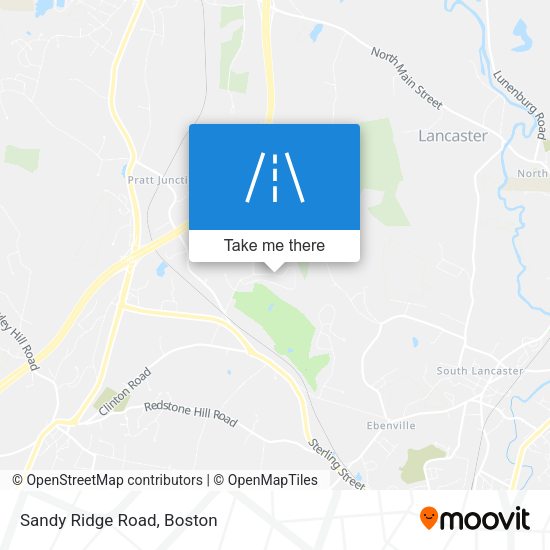 Sandy Ridge Road map