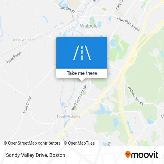 Sandy Valley Drive map