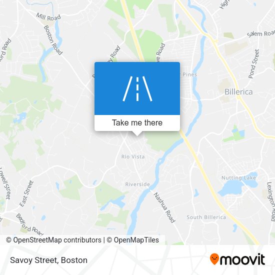 Mapa de Savoy Street