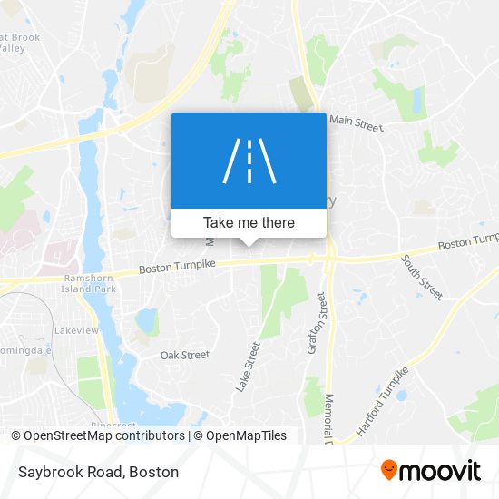 Mapa de Saybrook Road