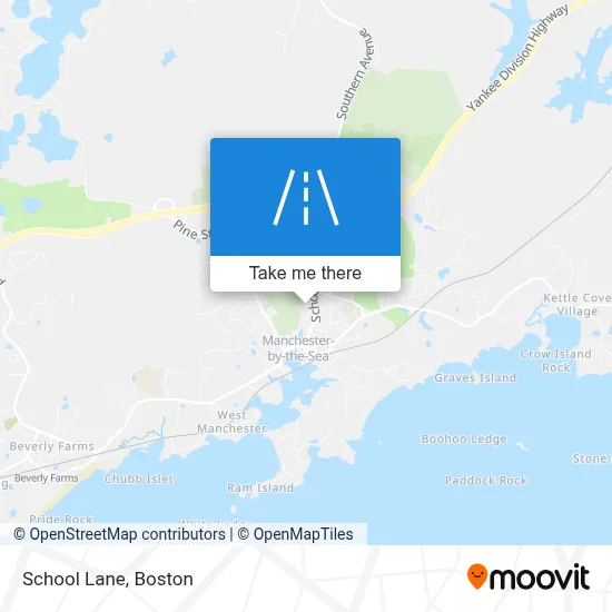 School Lane map