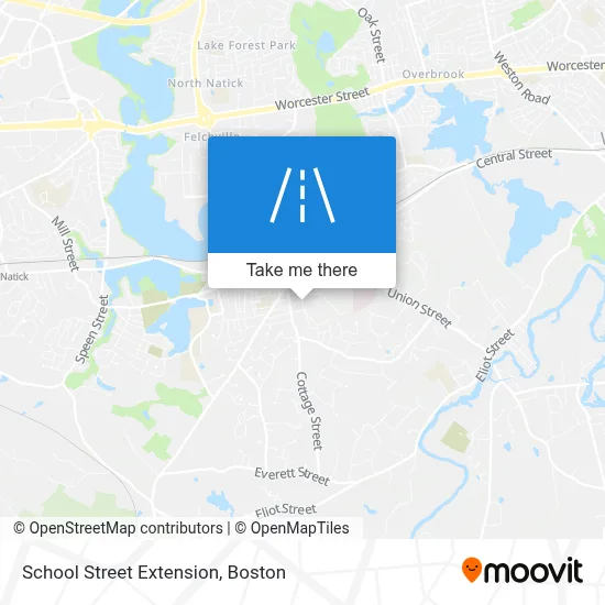 School Street Extension map