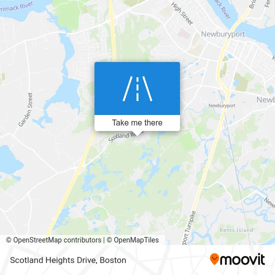 Scotland Heights Drive map