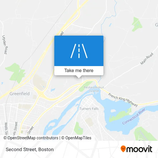 Second Street map