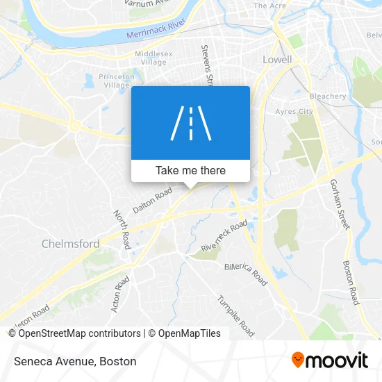 Seneca Avenue map