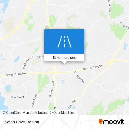 Seton Drive map