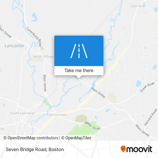 Seven Bridge Road map