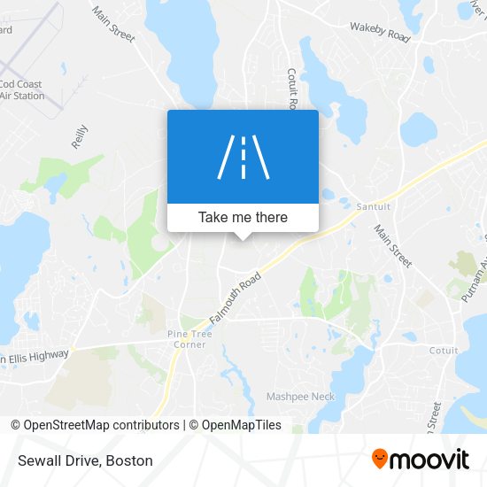 Mapa de Sewall Drive
