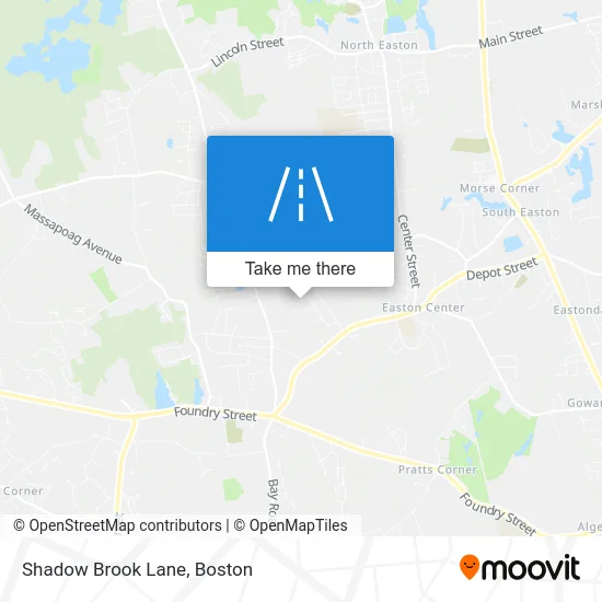 Shadow Brook Lane map