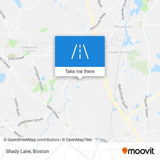 Mapa de Shady Lane