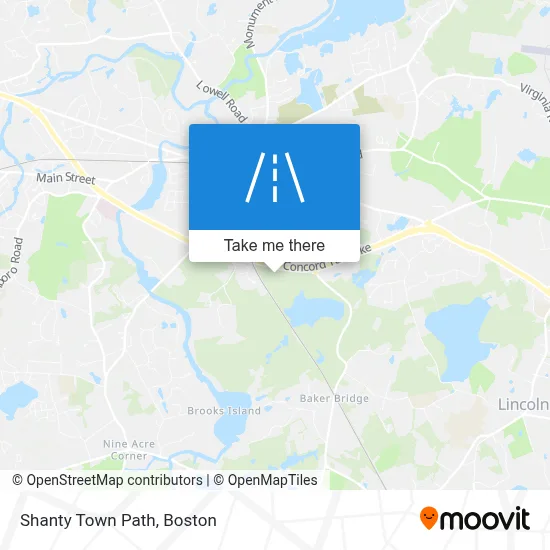 Shanty Town Path map