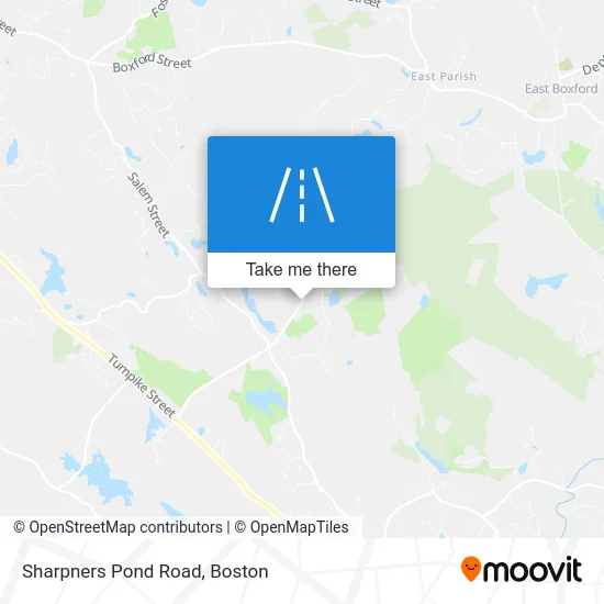 Sharpners Pond Road map