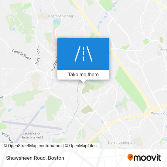 Mapa de Shawsheen Road