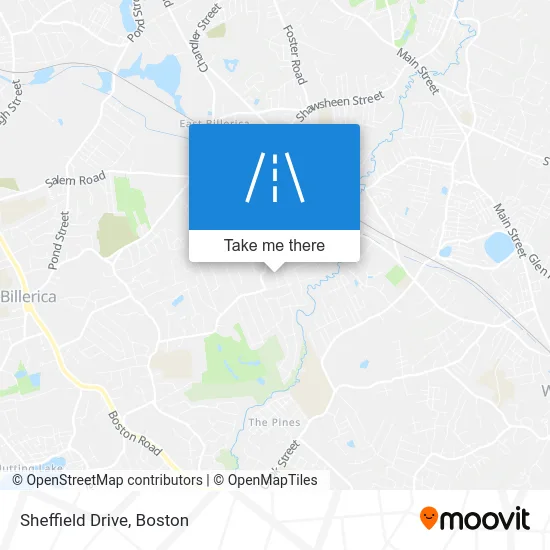 Sheffield Drive map